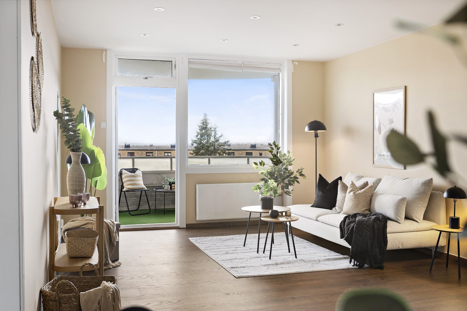 En lys og lekker 3-roms med fantastisk intern beliggenhet. Galleribilde