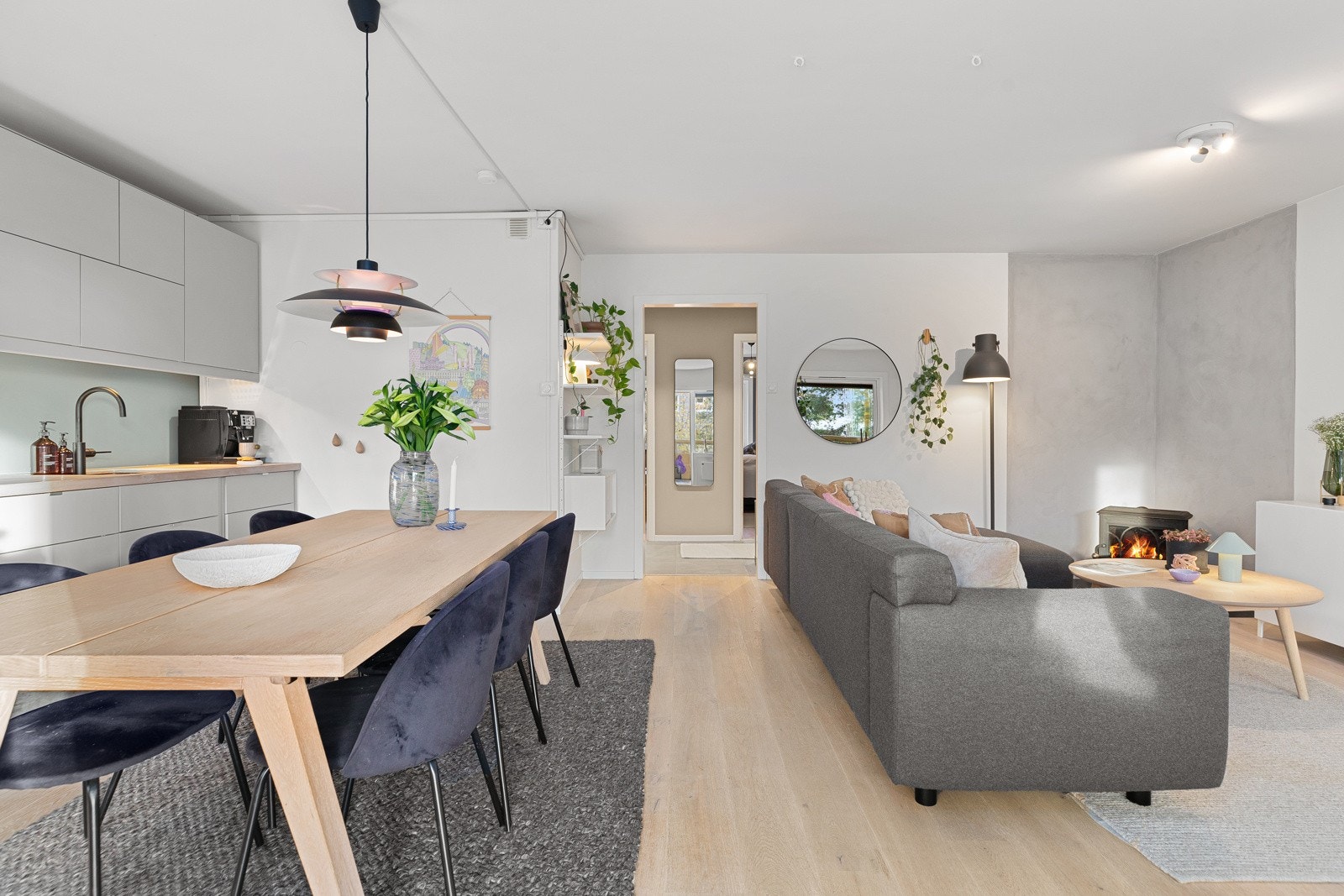 Fyring og varmtvann er inkludert i felleskostnadene. Galleribilde