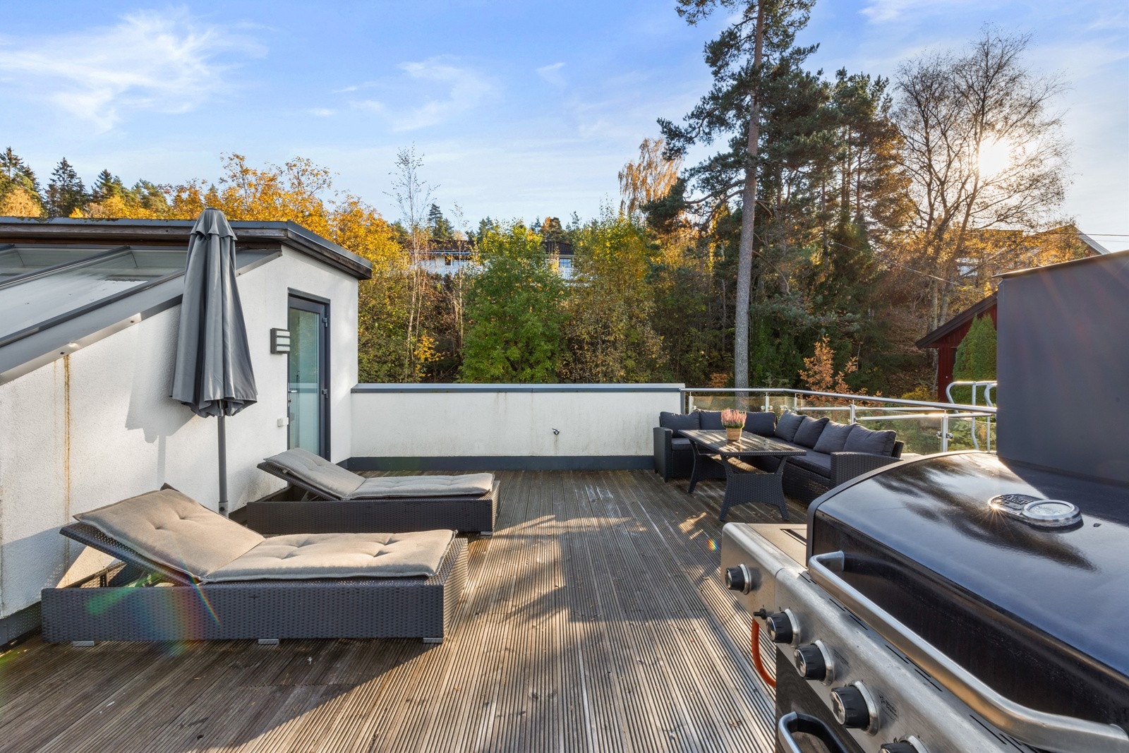 Privat takterrasse Galleribilde