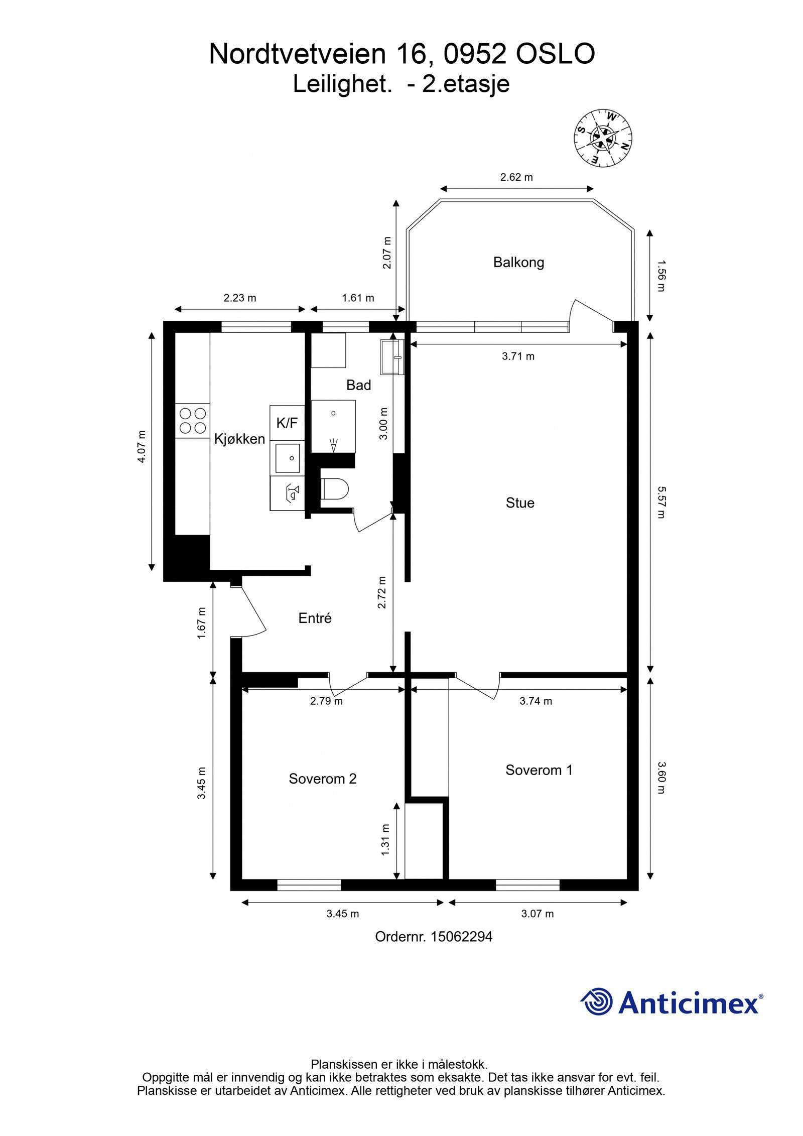 Plantegning Galleribilde