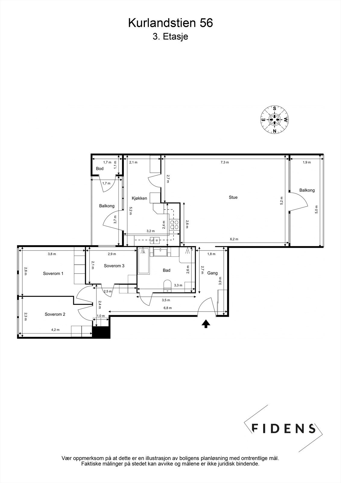 Plantegning Galleribilde