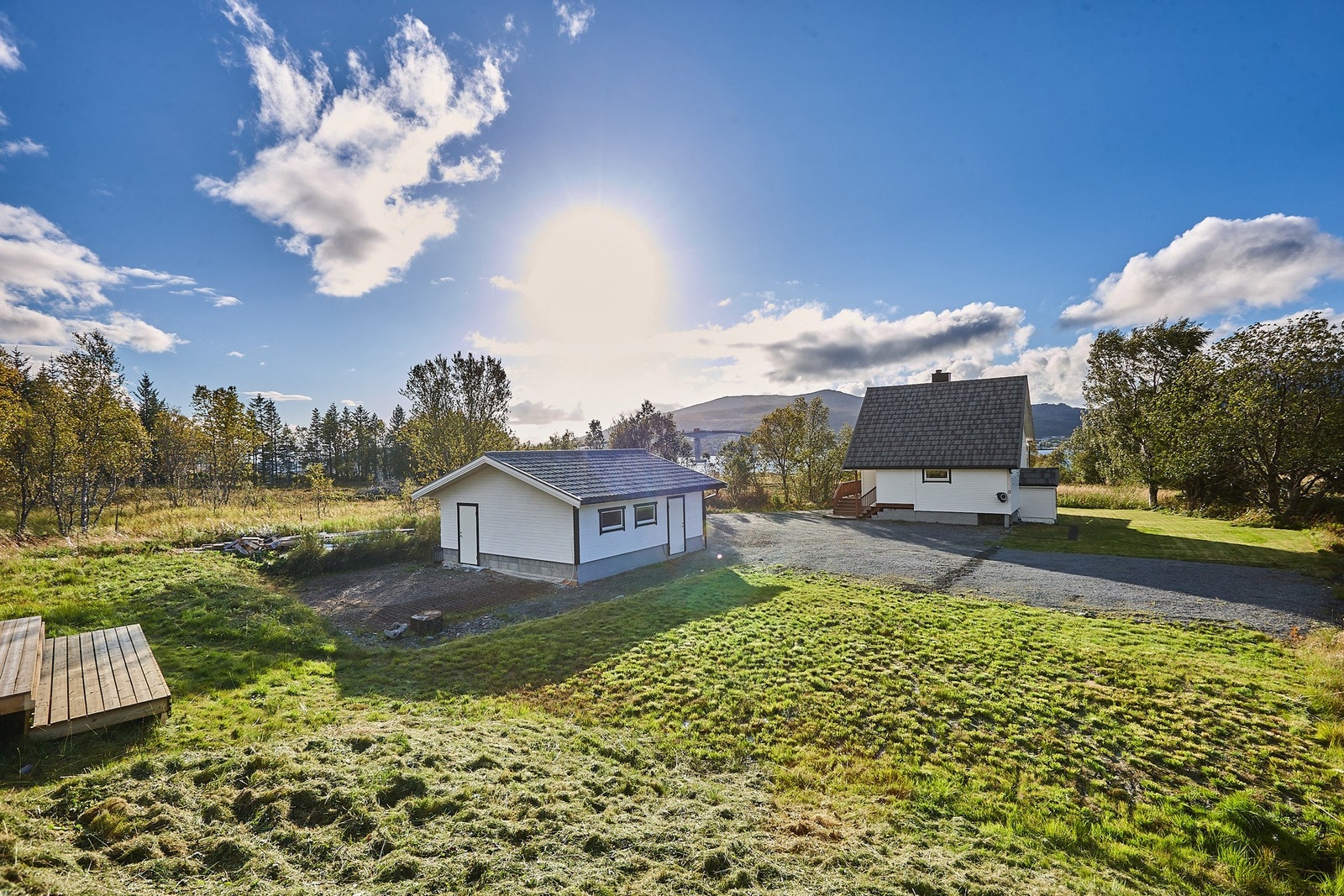 Solrik beliggenhet. Galleribilde