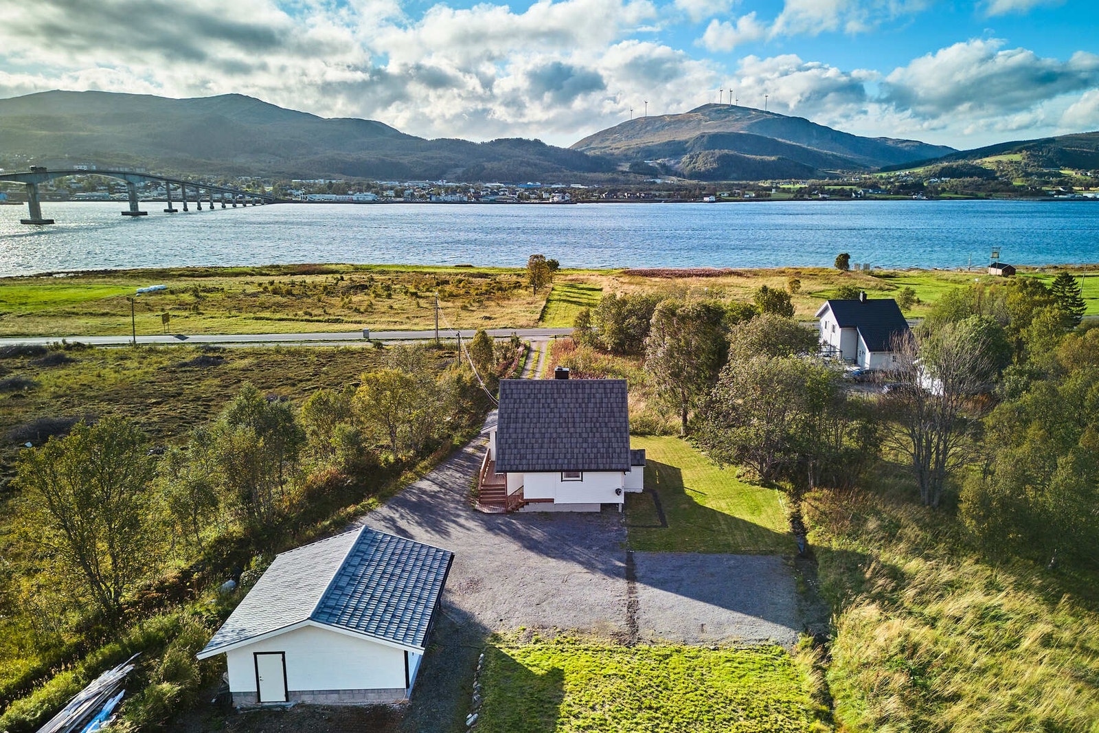 Boligen sett ovenfra. Galleribilde