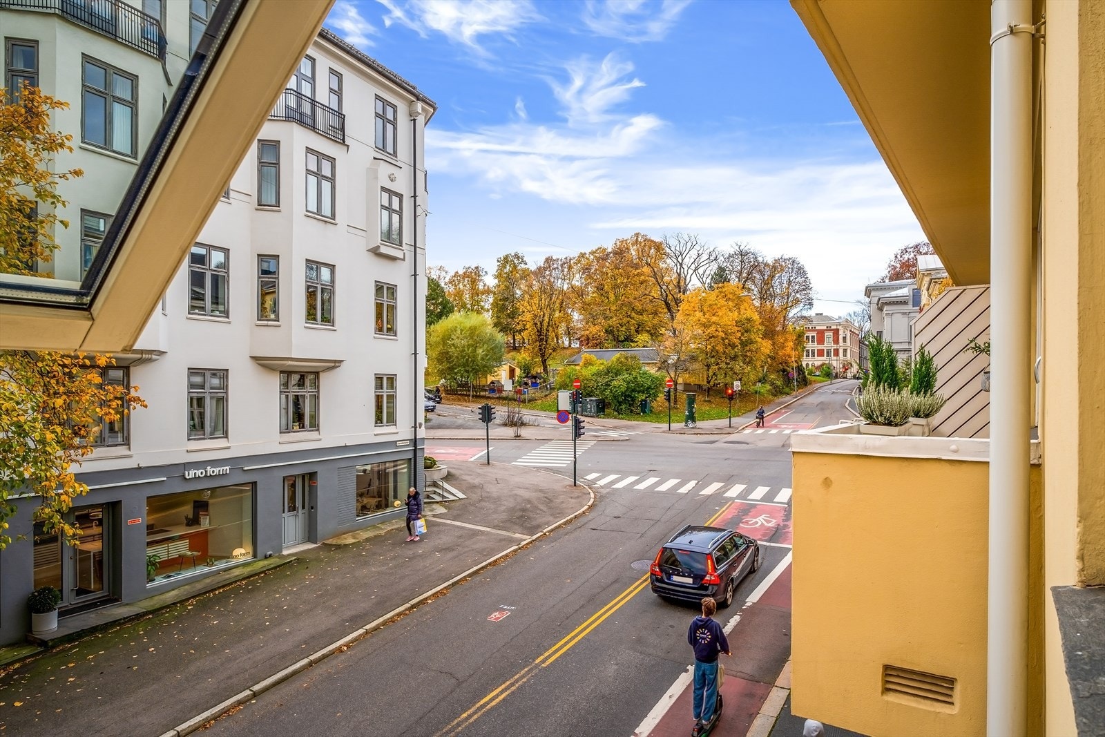 Hyggelig utsyn fra leiligheten Galleribilde