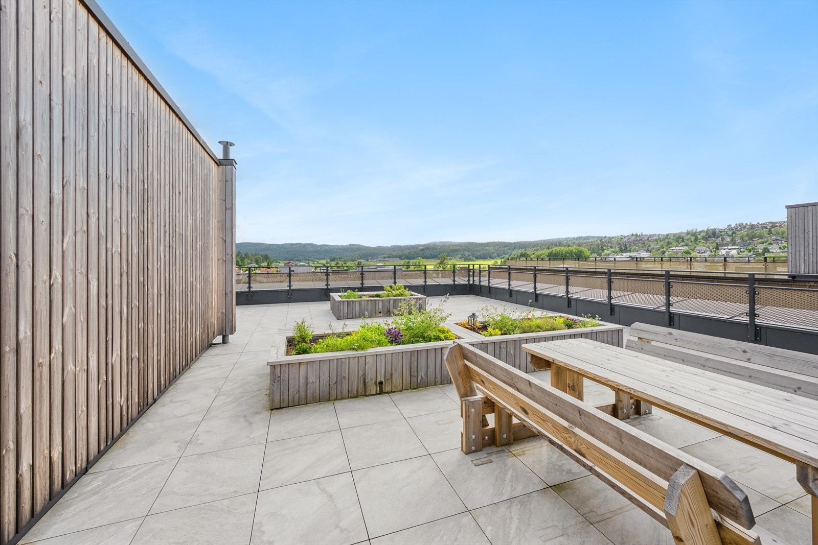 Felles takterrasse i Bergerveien 3. Galleribilde