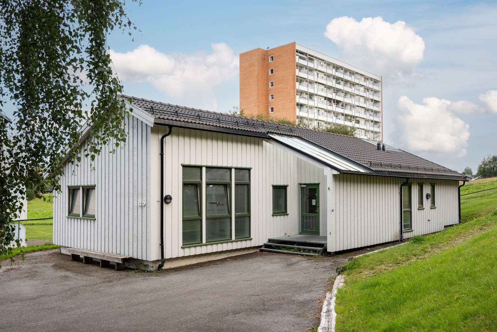 Borettslaget har eget trimhus som kan benyttes av beboerne. Kr. 450 pr. kvartal. Galleribilde