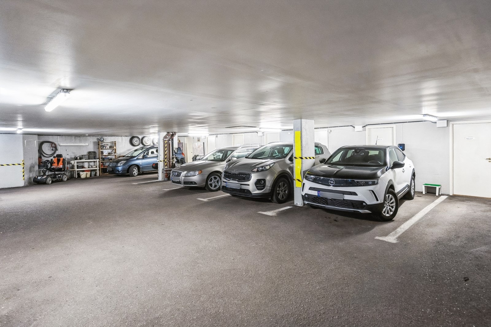 P-plass med elbillader medfølger. Galleribilde