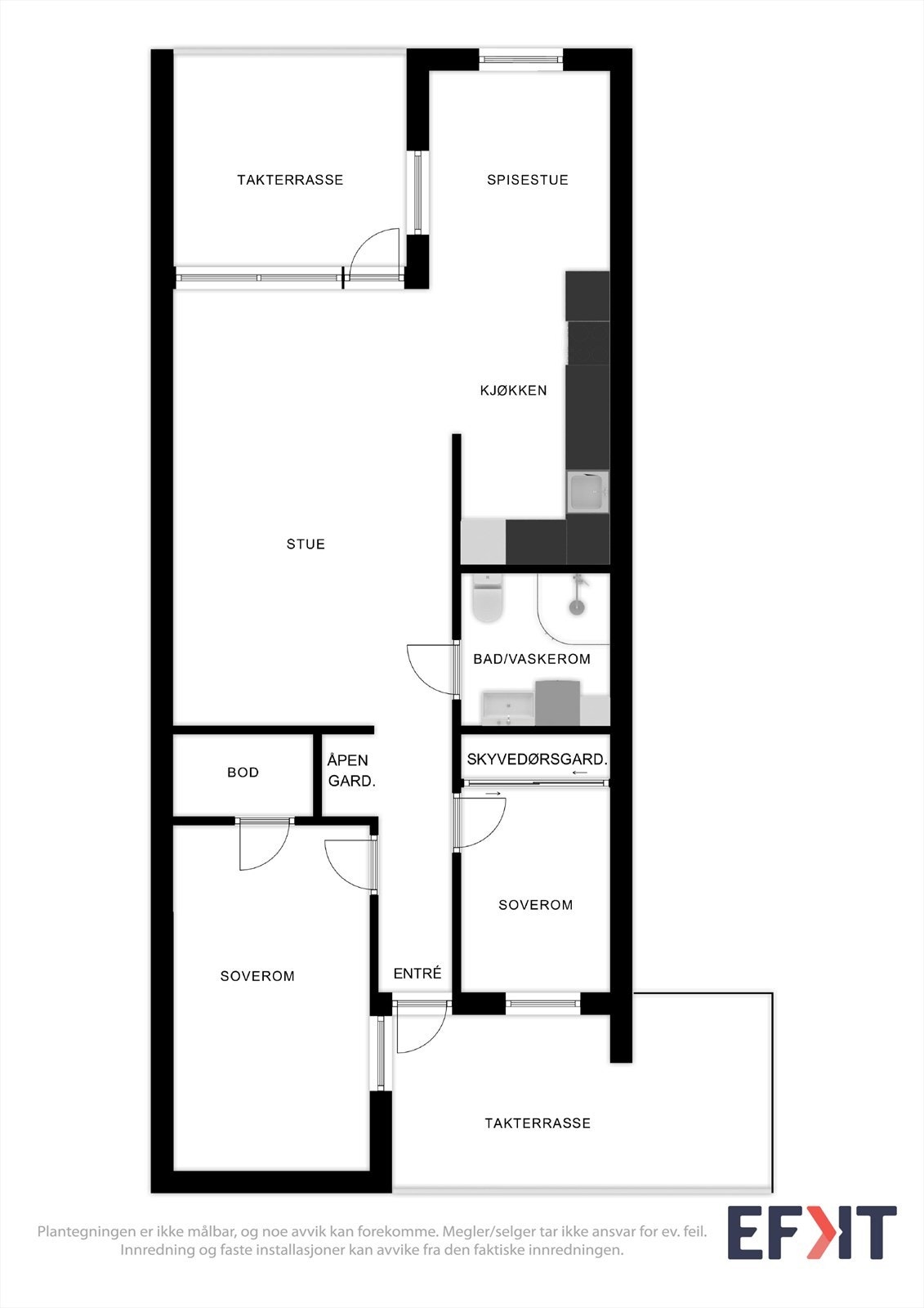 Plantegning Galleribilde