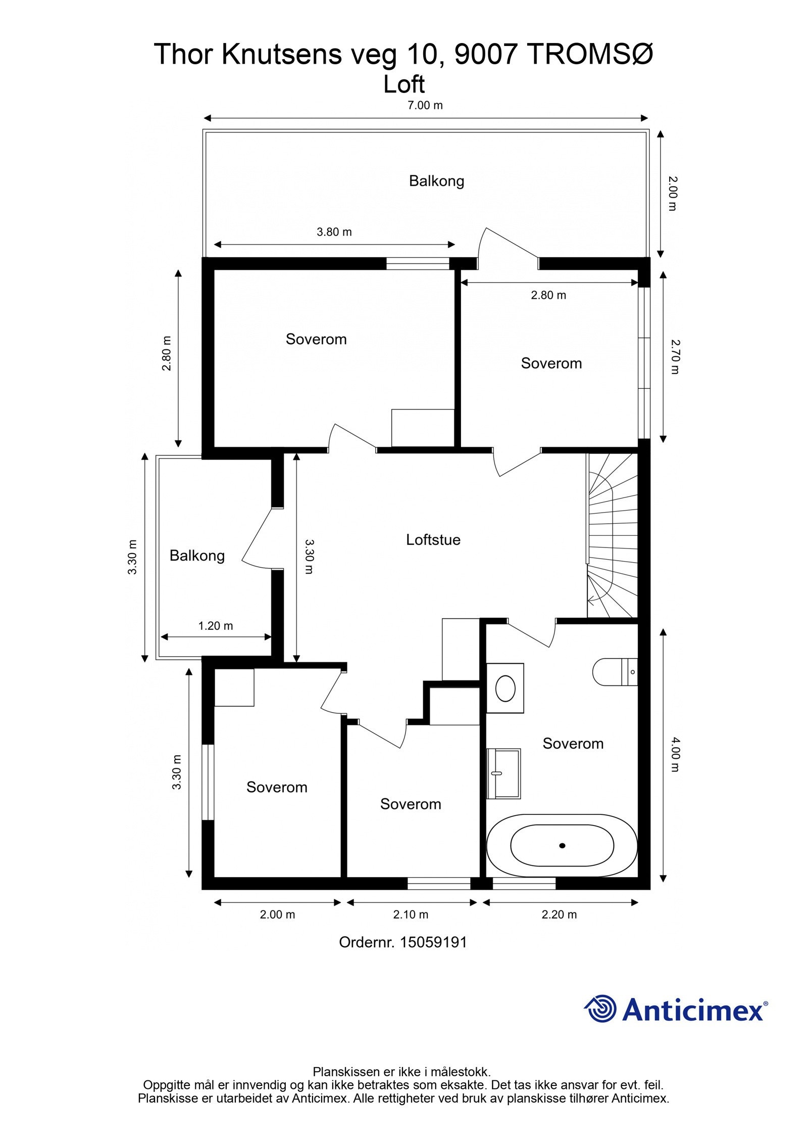 Plantegning 2. etasje Galleribilde