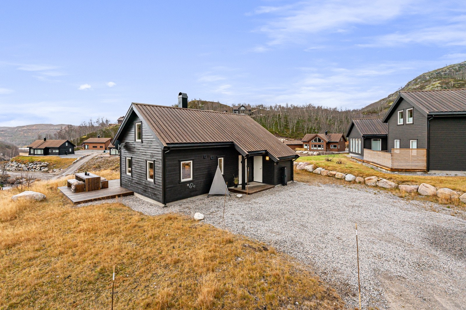 Det er gode parkeringsmuligheter like utenfor døren. Galleribilde