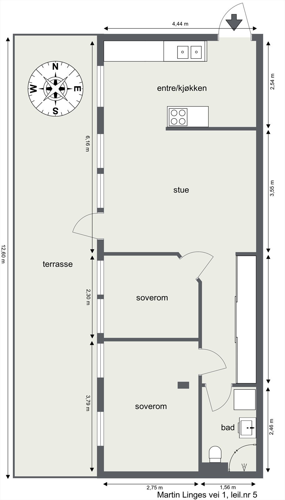Plantegning Galleribilde