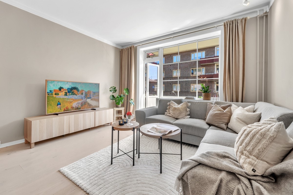 Her har du mulighet til å sikre deg romslig 2-roms leilighet på 55 kvm BRA. Galleribilde