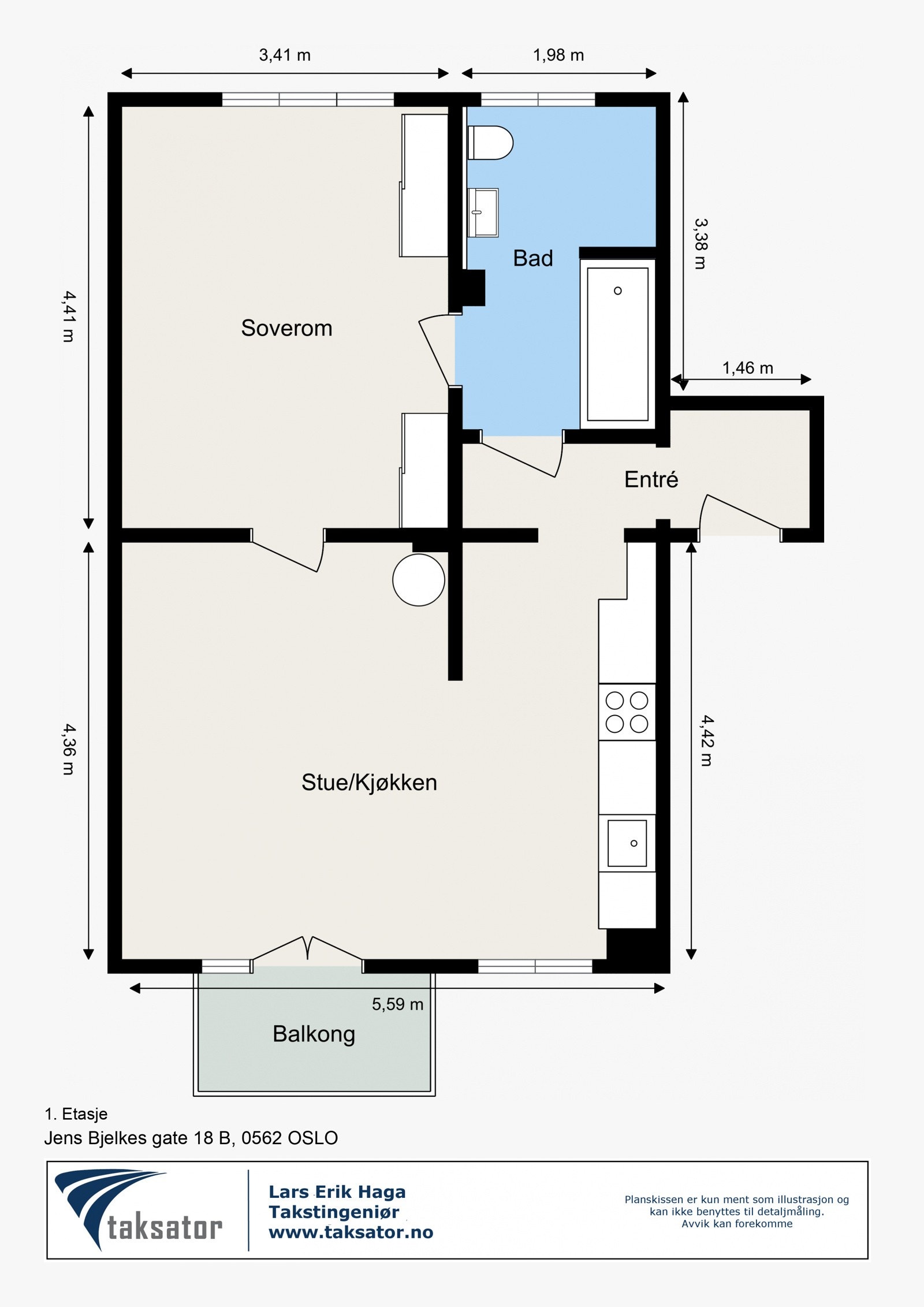 Plantegning - velkommen til visning! Galleribilde
