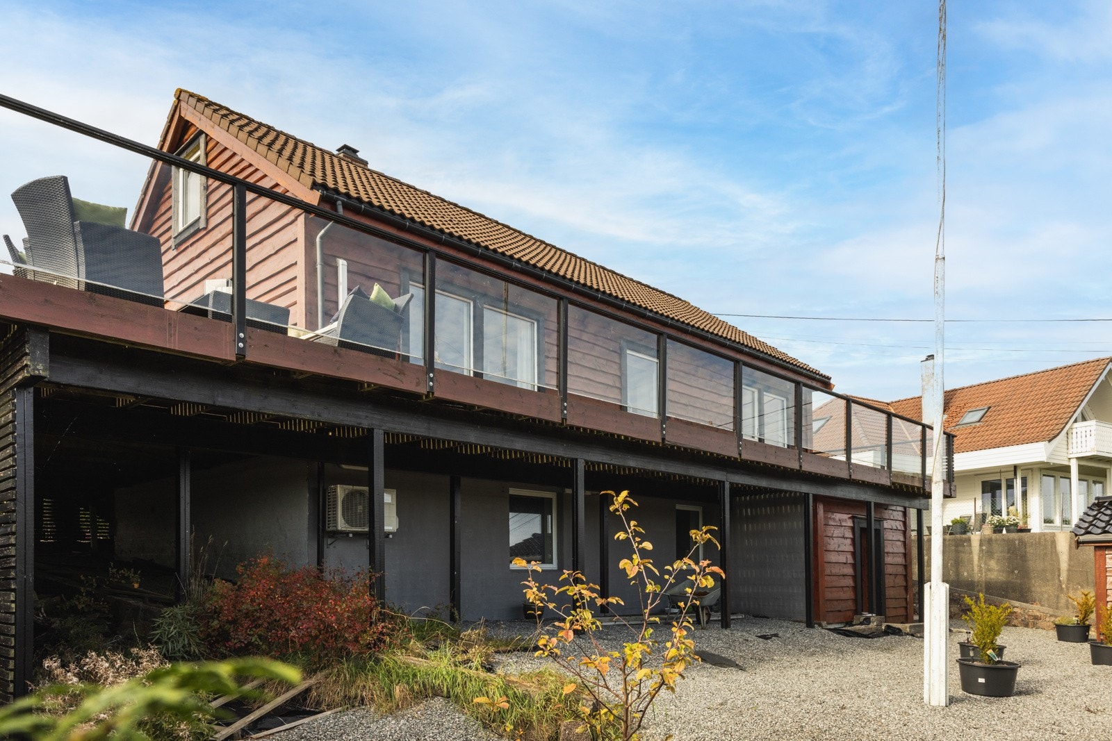 Glassrekkverk fra 2013. Galleribilde