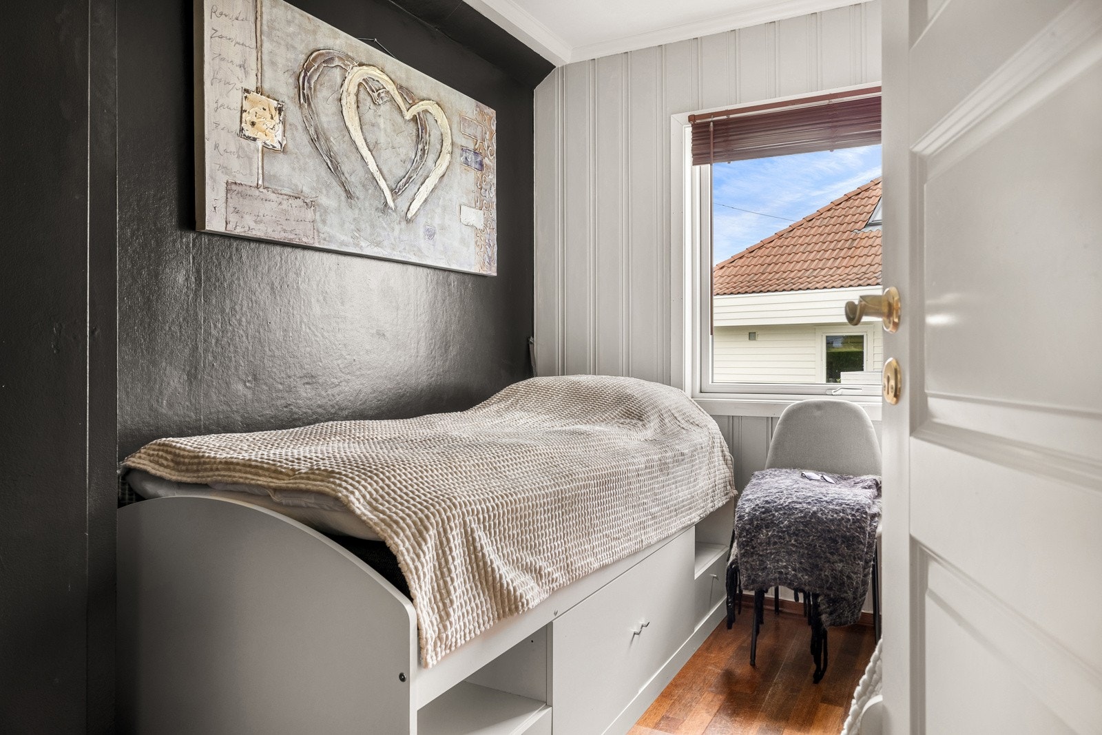 Blandt annet kan rommet innredes til garderobeløsning, gjesterom, kontor etc. Galleribilde