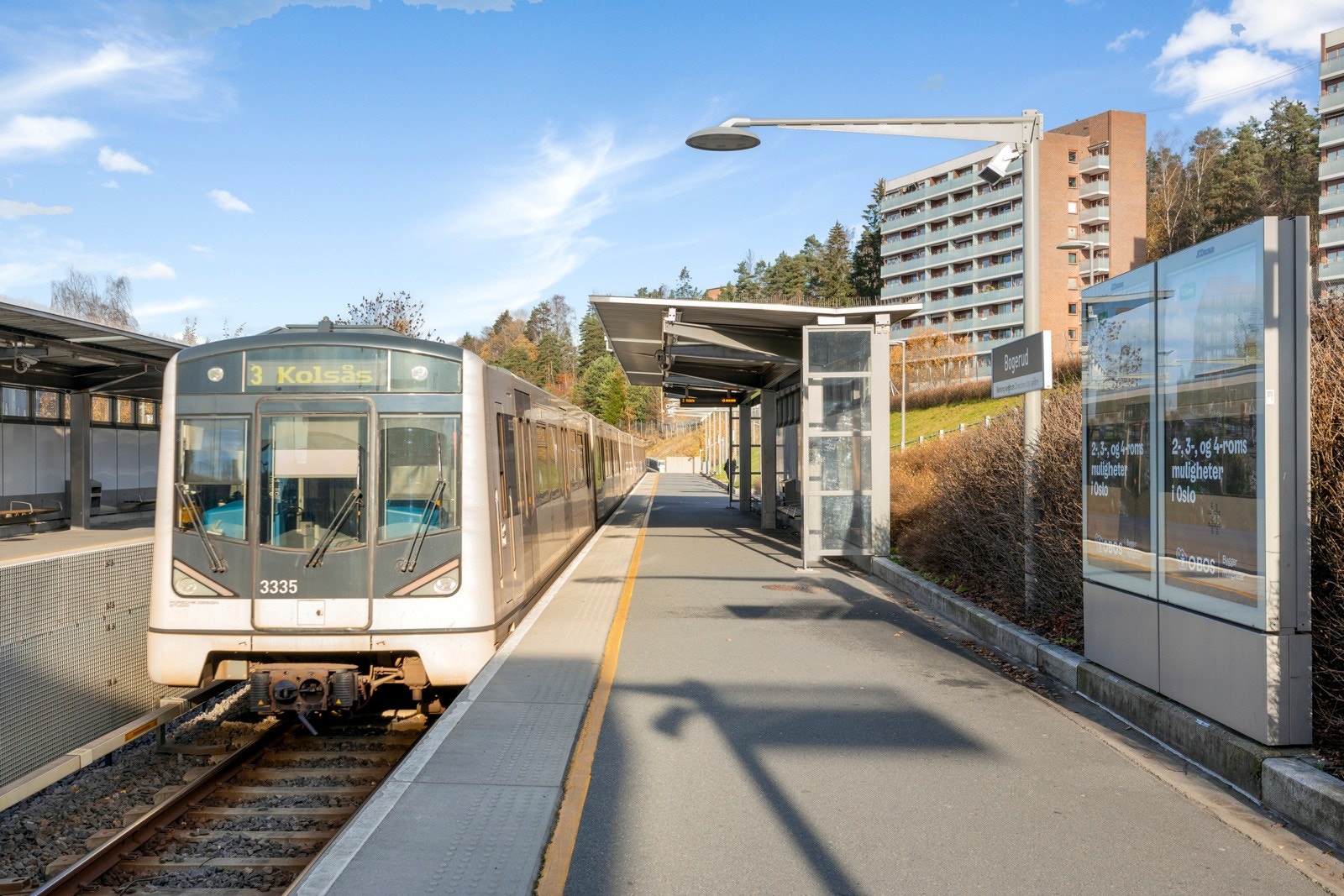 T-bane 150 meter unna leiligheten Galleribilde