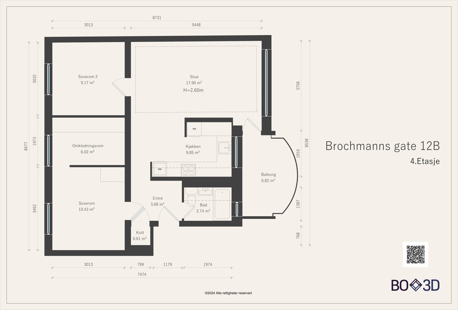 Før vi blar videre ser vi nærmere på boligens planskisse, slik at du får orientert deg litt. I tillegg til innvendige arealer disponerer boligen to boder. Galleribilde