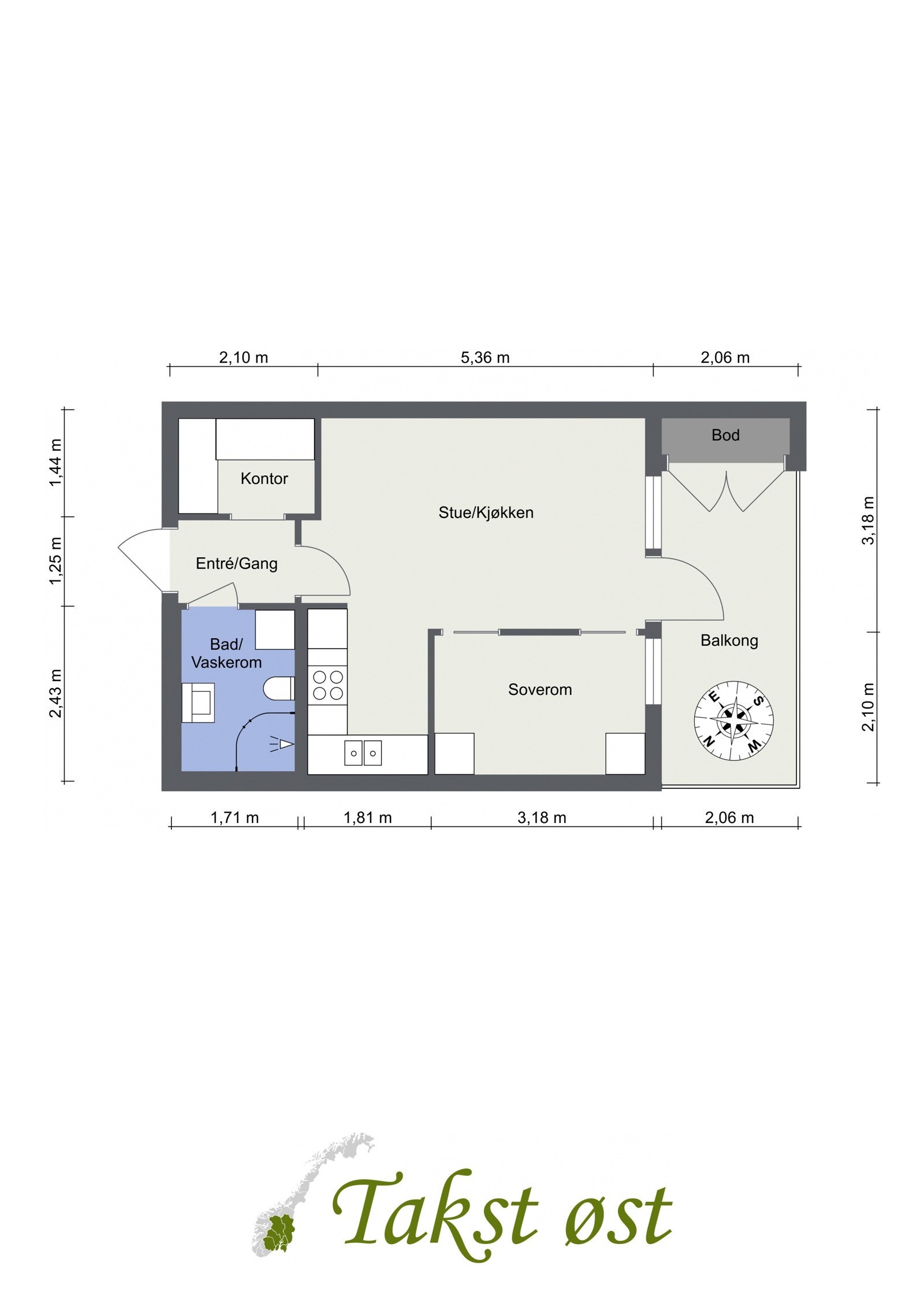 Planløsning. Galleribilde