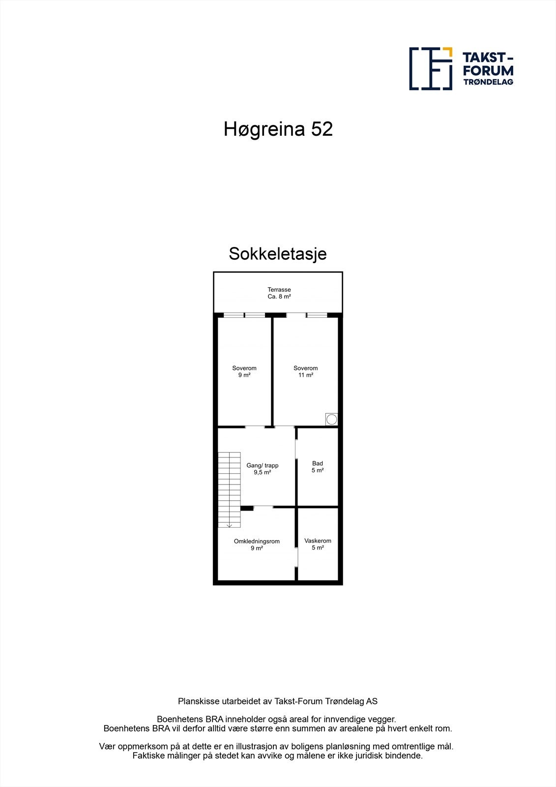Plantegning sokkeletasje. Galleribilde