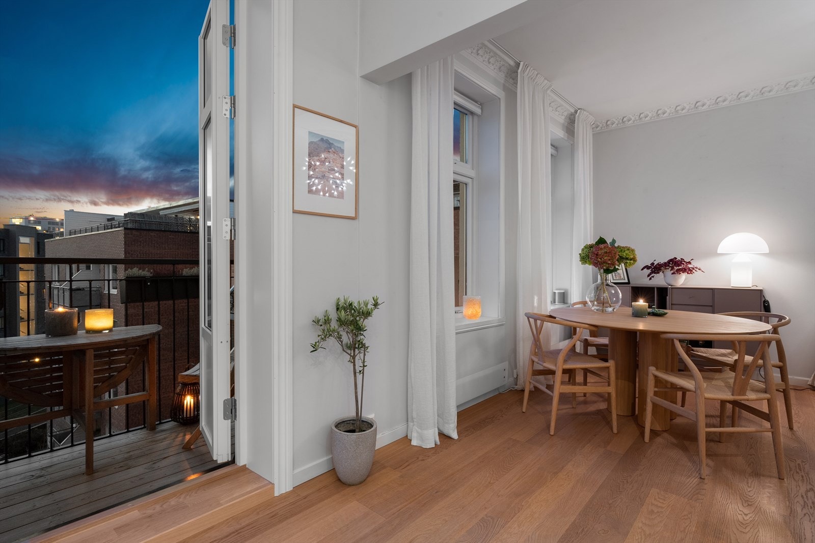 Kveldsstemning. Galleribilde