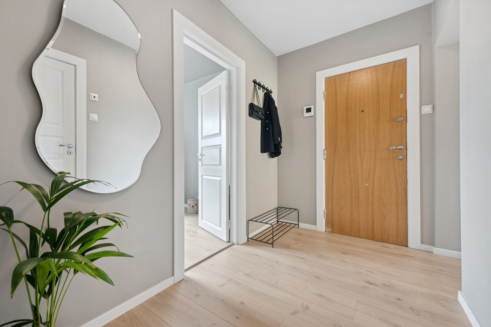 Entreén er et fint rom å ønske venner og familie velkommen. Galleribilde