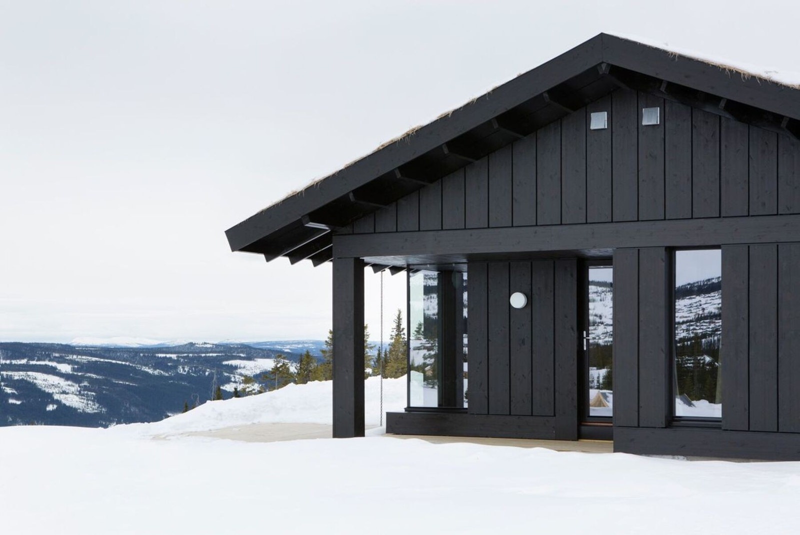 Fra en av Vy-hyttene i Hafjell Galleribilde