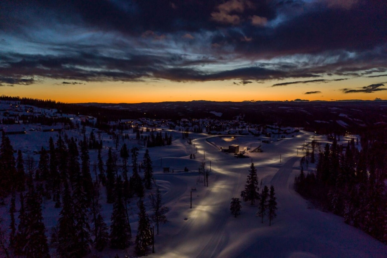 Mosetertoppen Skiline Galleribilde