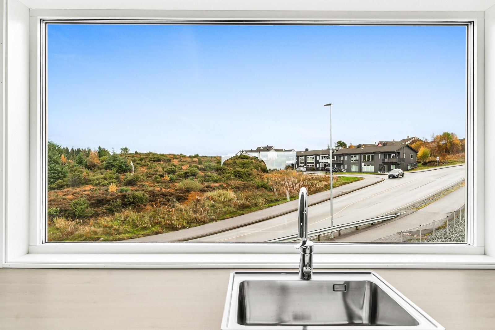 Utsikt fra kjøkkenet. Galleribilde