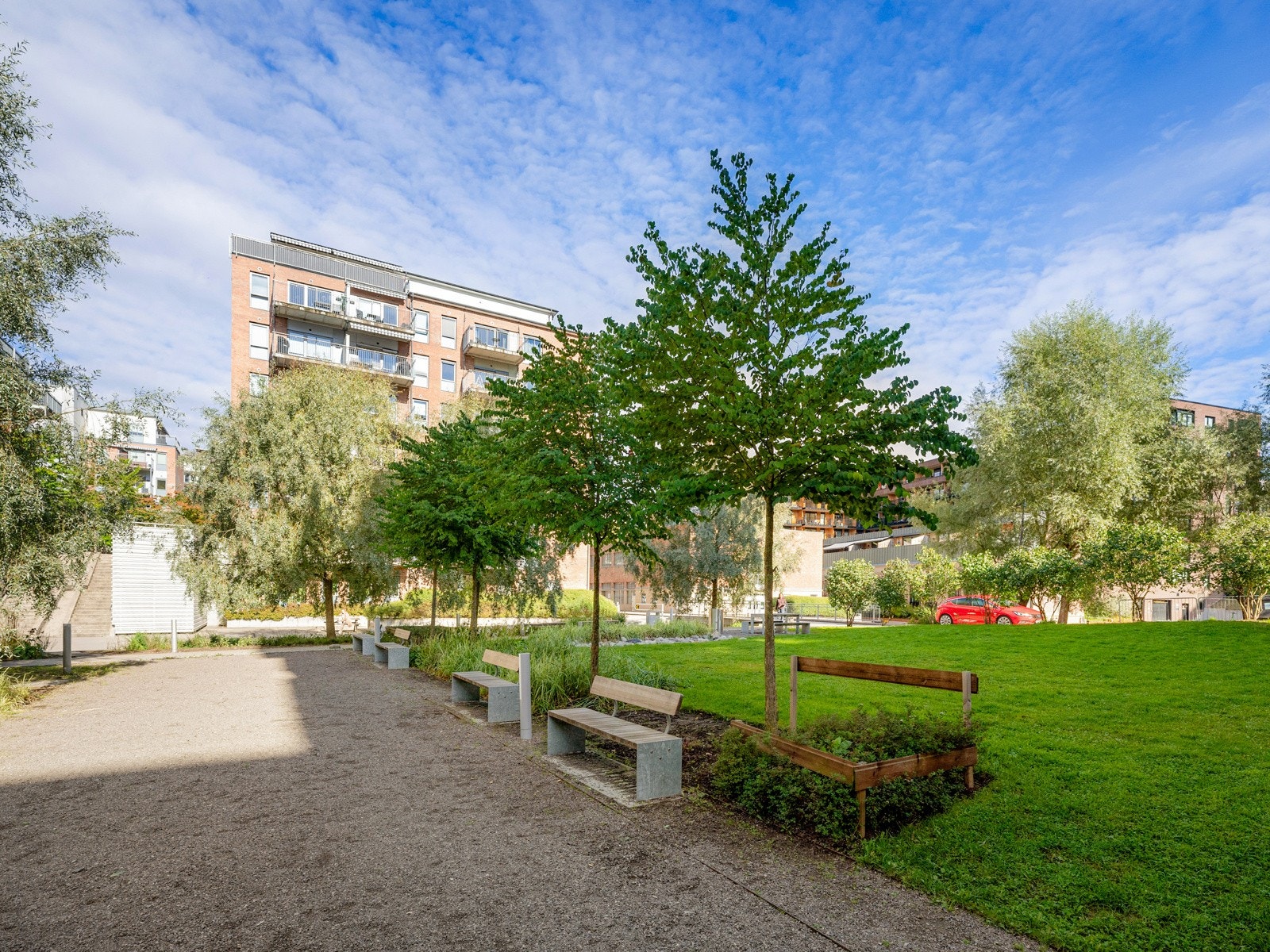 Flotte, grønne fellesområder. Galleribilde