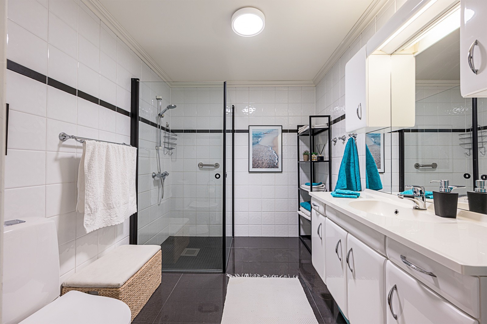 Stort og flott bad Galleribilde