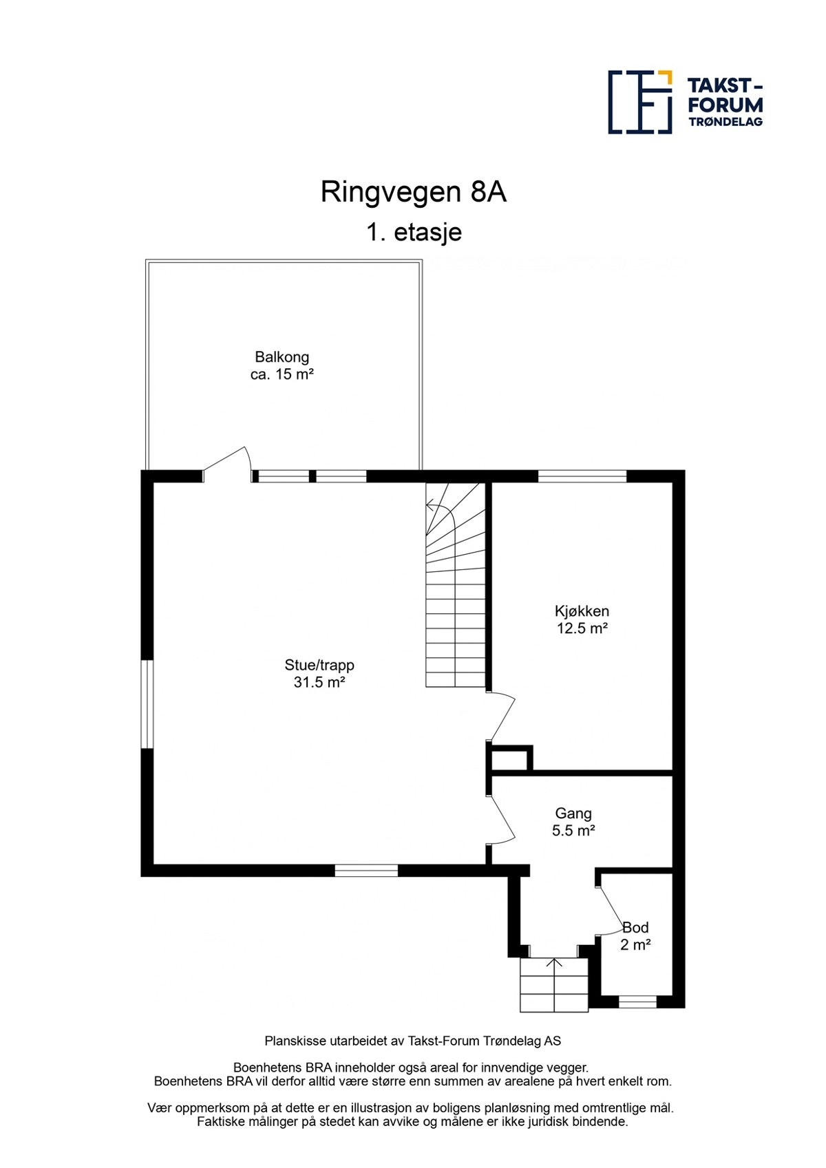 Planskisse 1. etasje. Galleribilde