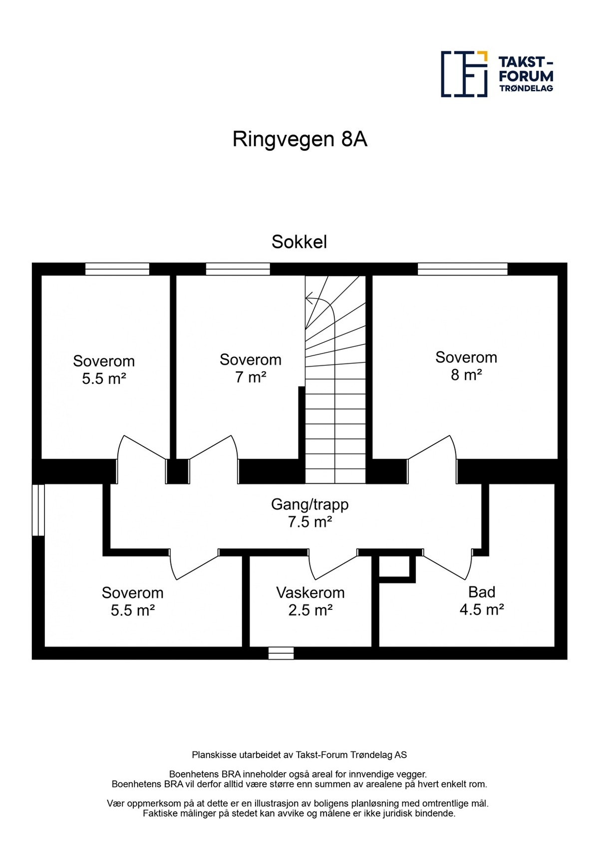 Planskisse underetasje. Galleribilde