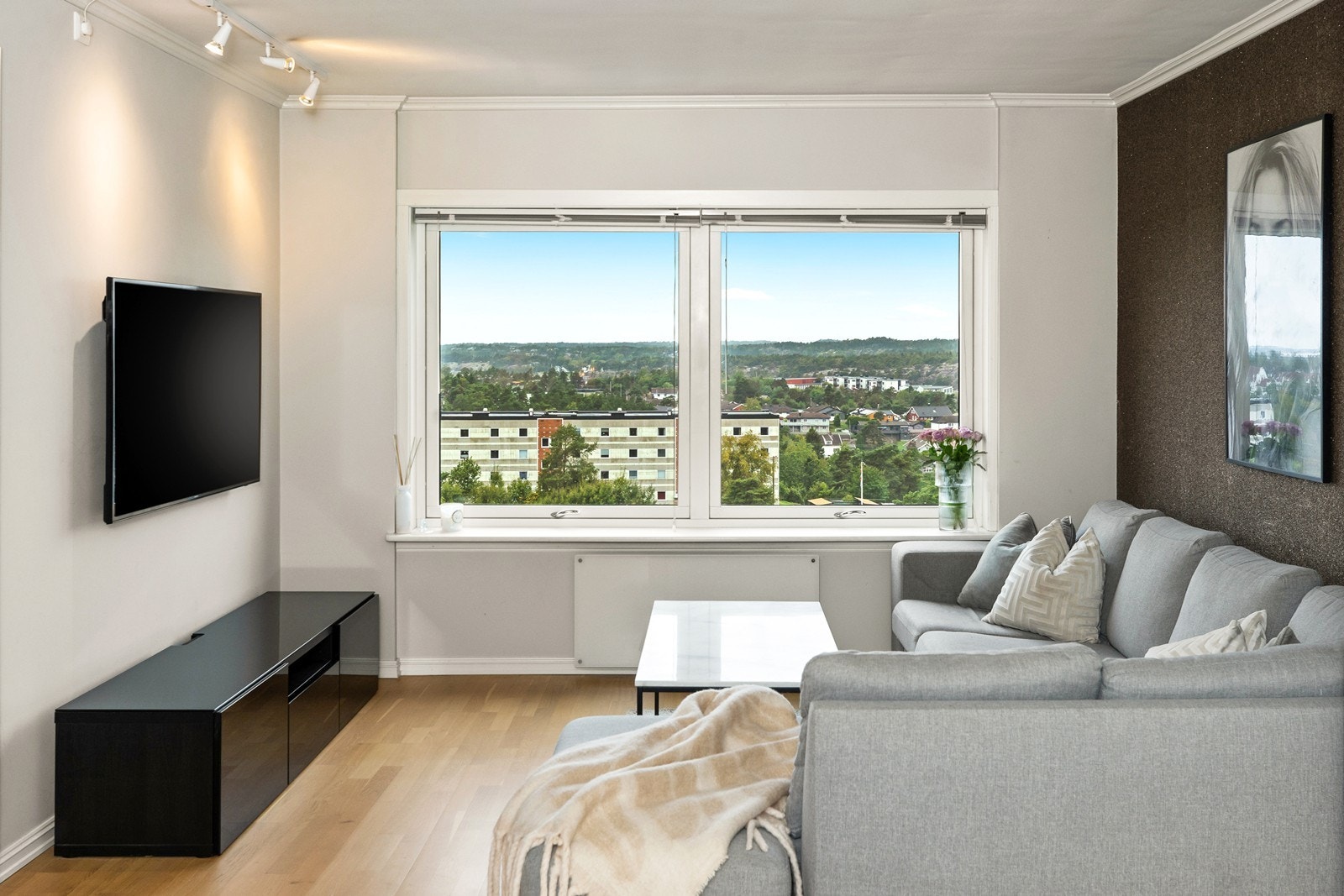 Utsikt mot vest Galleribilde