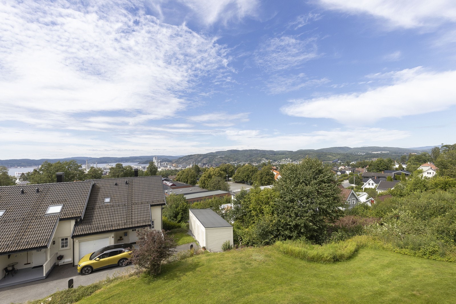 Utsikt fra balkong. Galleribilde