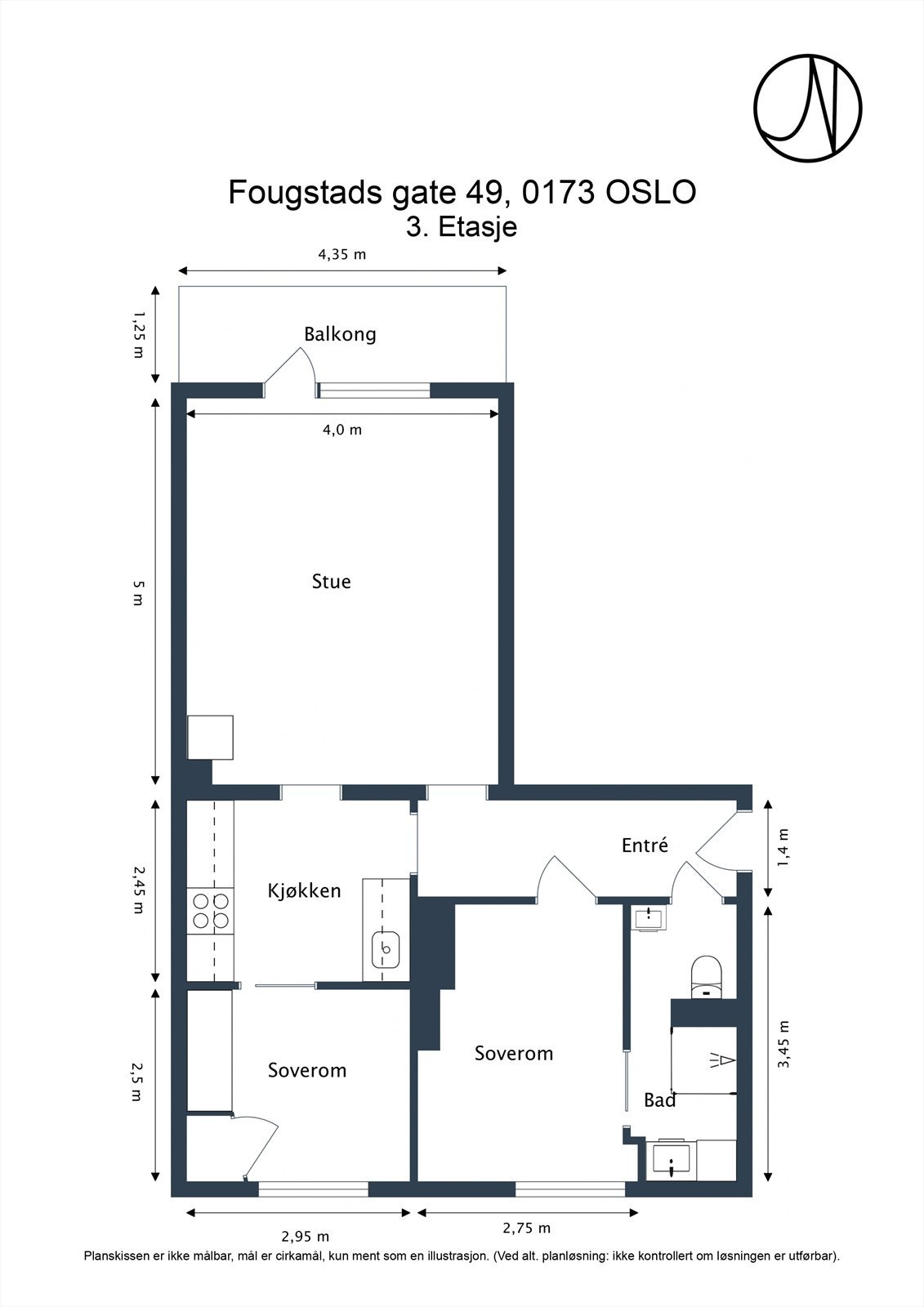 Plantegning. Galleribilde