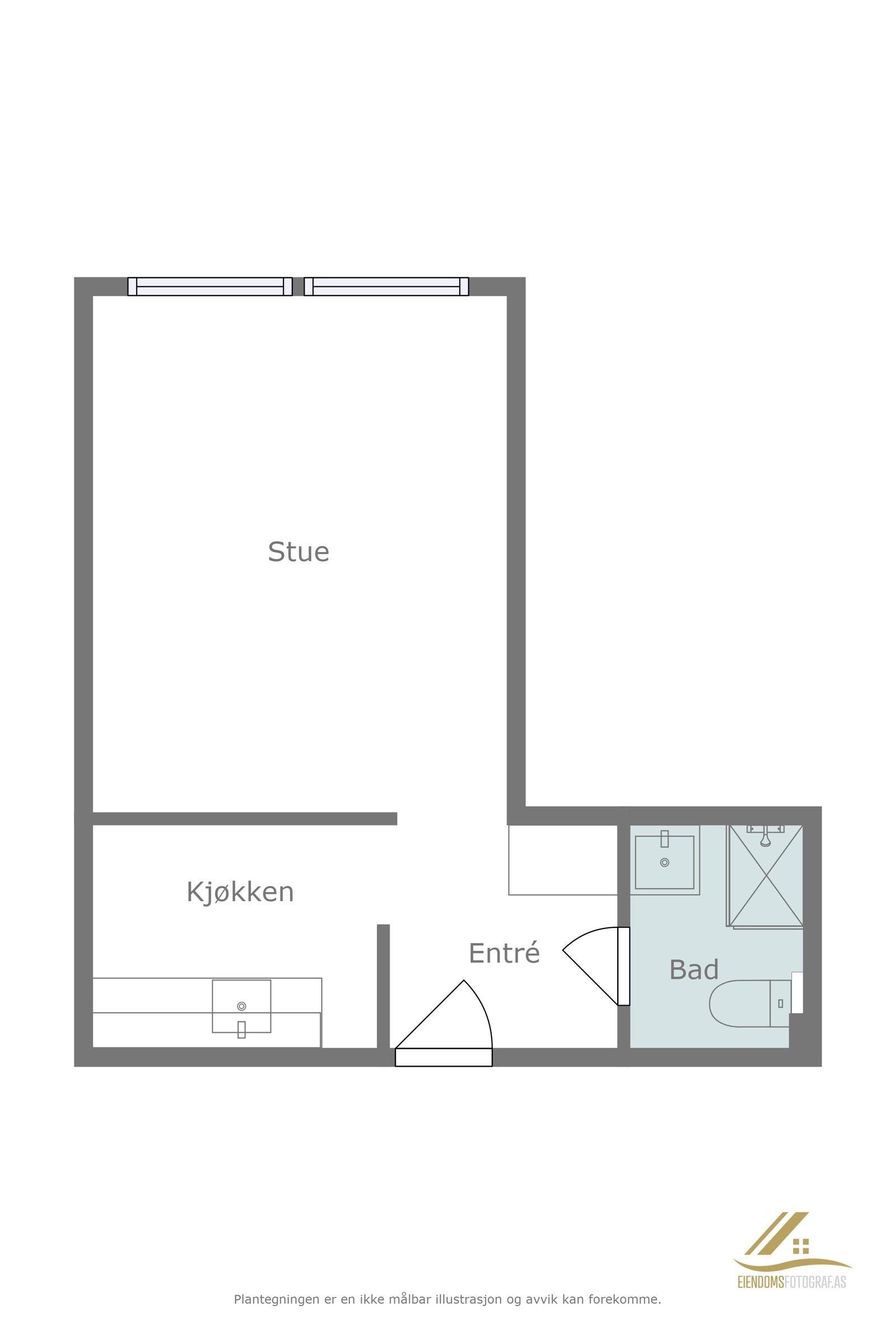 Plantegning Galleribilde