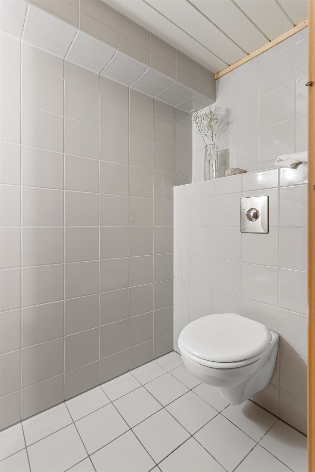 Pent gjestetoalett i kjeller. Galleribilde