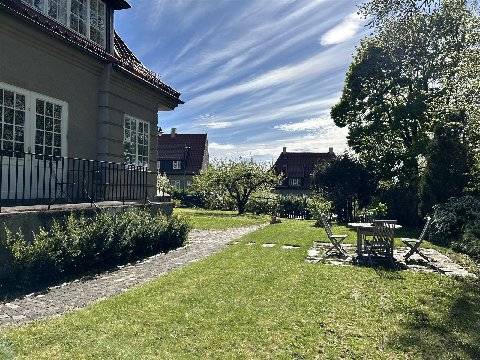 Sommer i hagen. Galleribilde