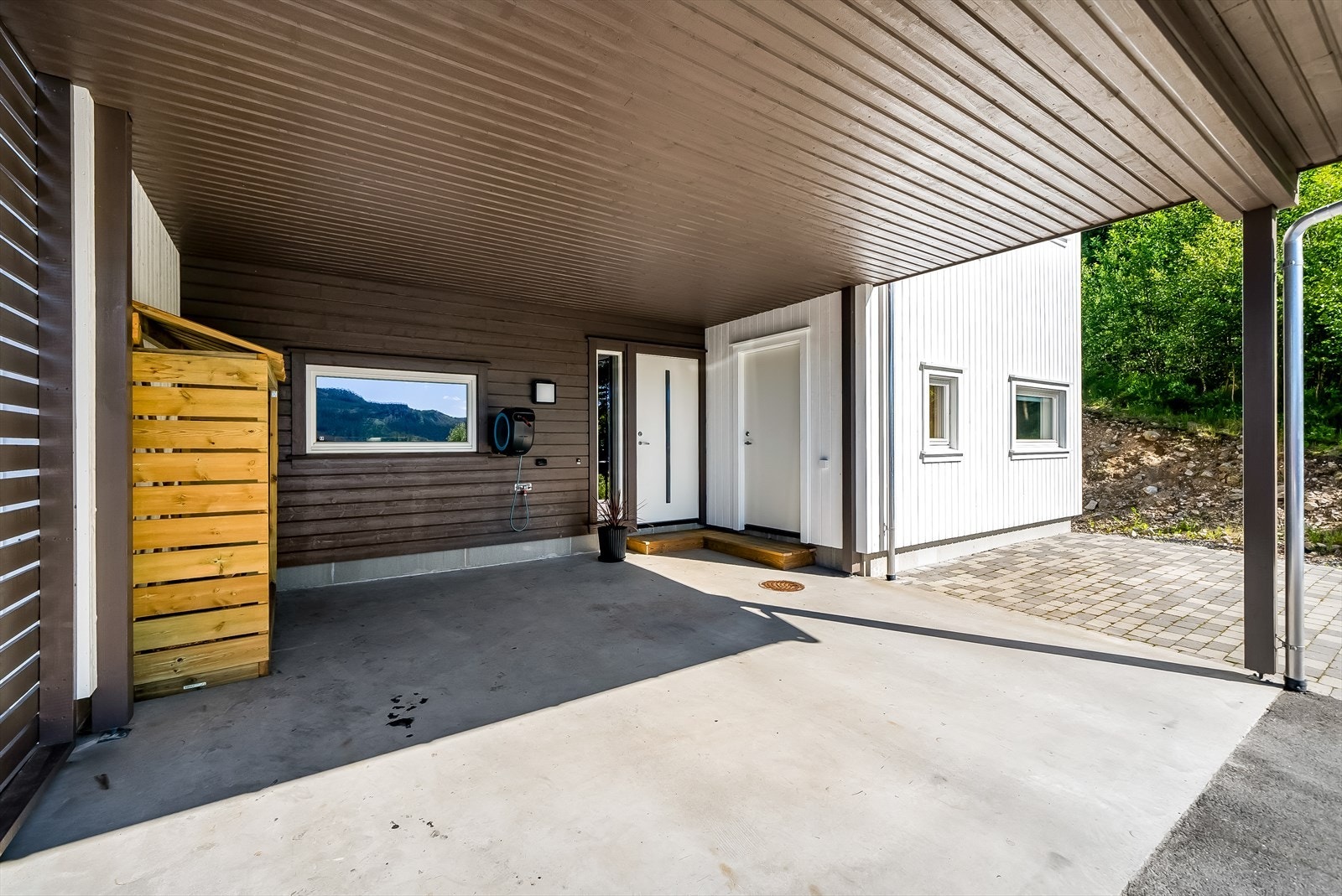 God plass til parkering ved egen bolig. Galleribilde