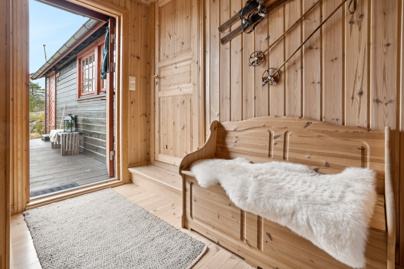 Velkommen inn i din nye hytte Galleribilde