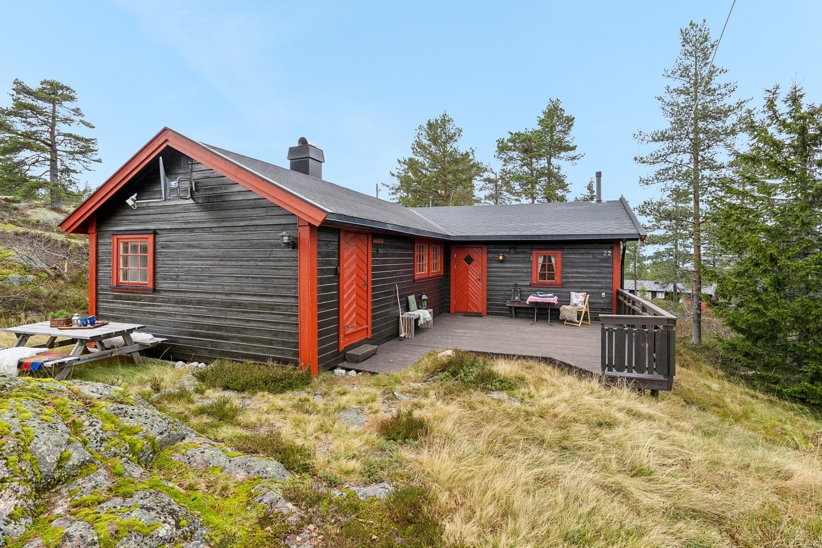 Det er et godt stykke til nærmeste nabo Galleribilde