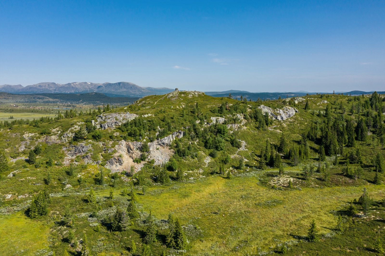 Fjellområdet like innenfor hytta Galleribilde