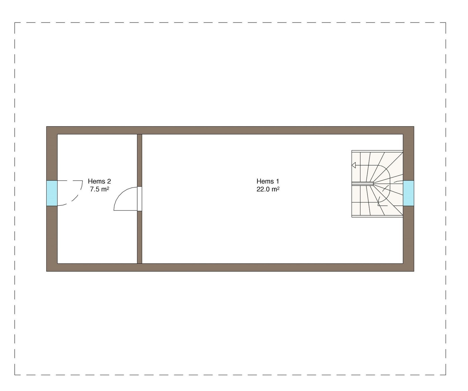 Plantegning hems Vy16UH Galleribilde