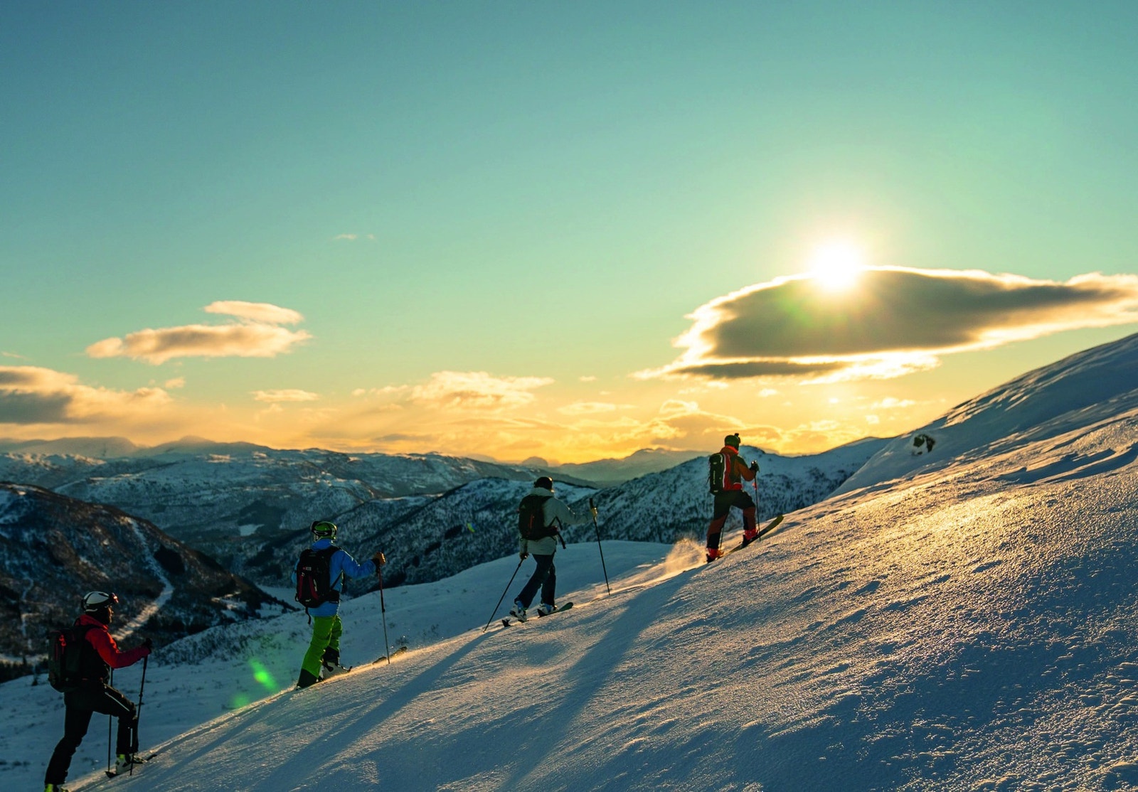 Flotte forhold for randonèe turer i Myrkdalen Galleribilde