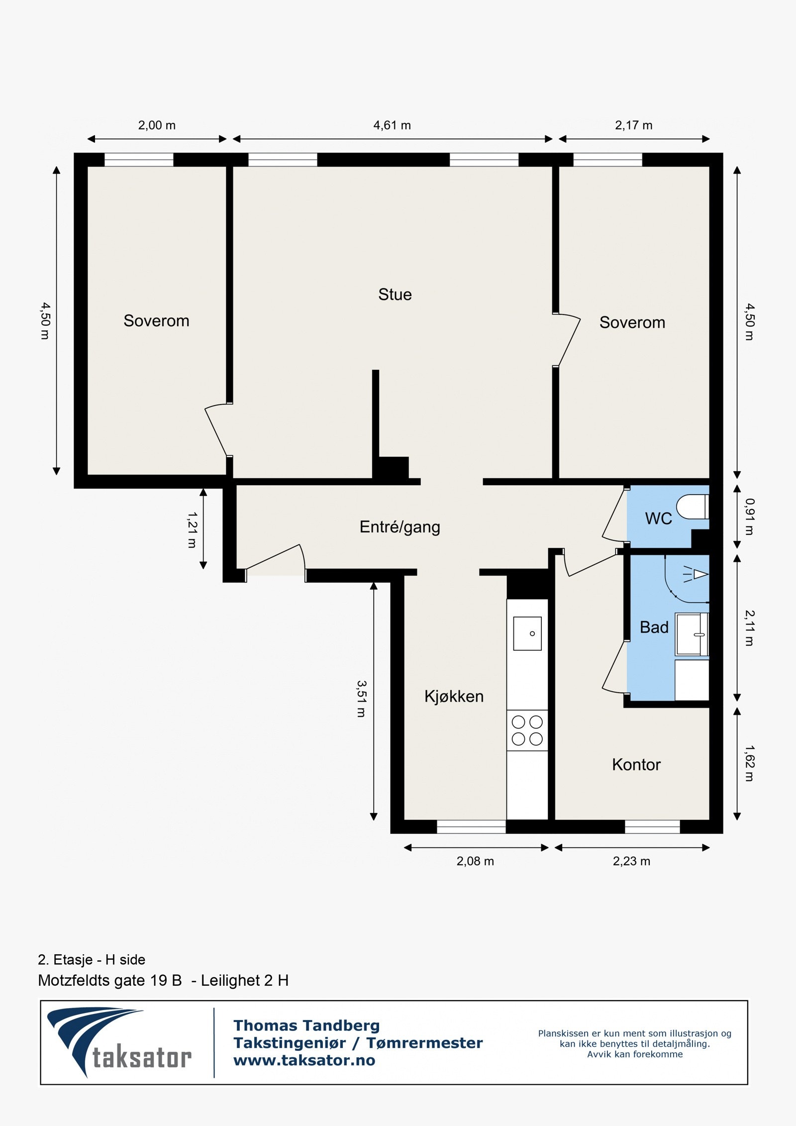 Planskisse H0202 Galleribilde