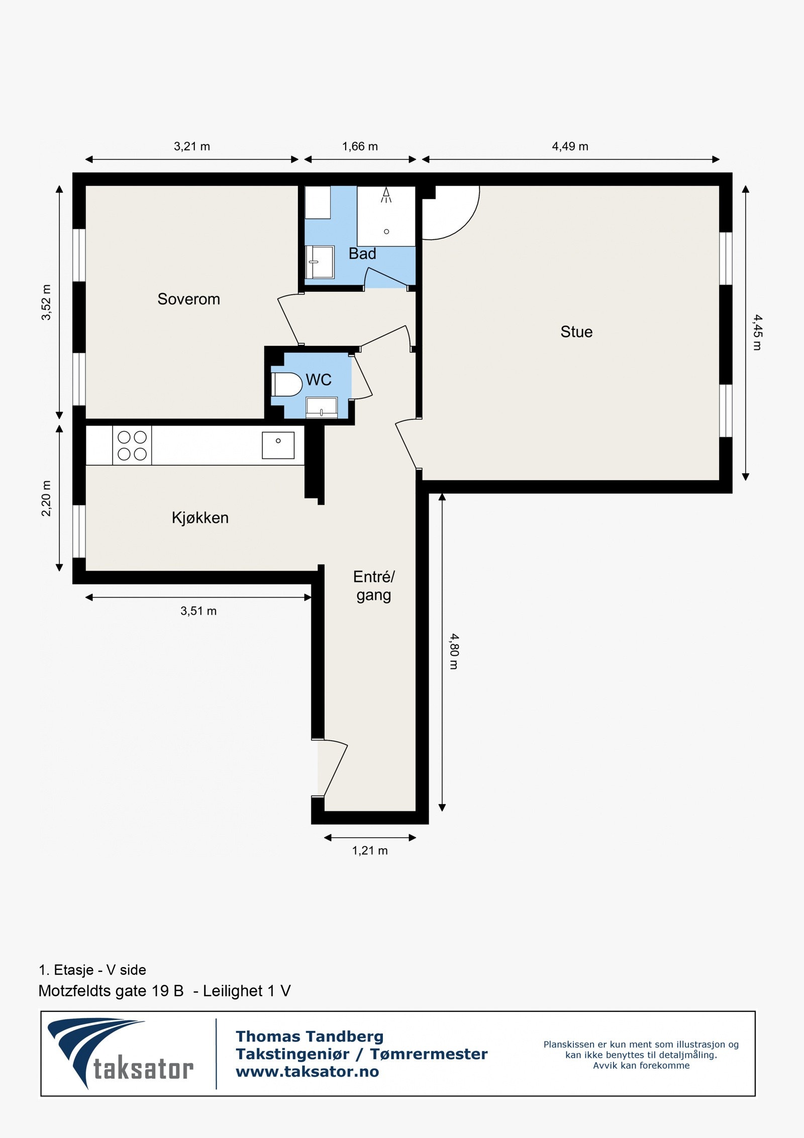 Planskisse H0101 Galleribilde