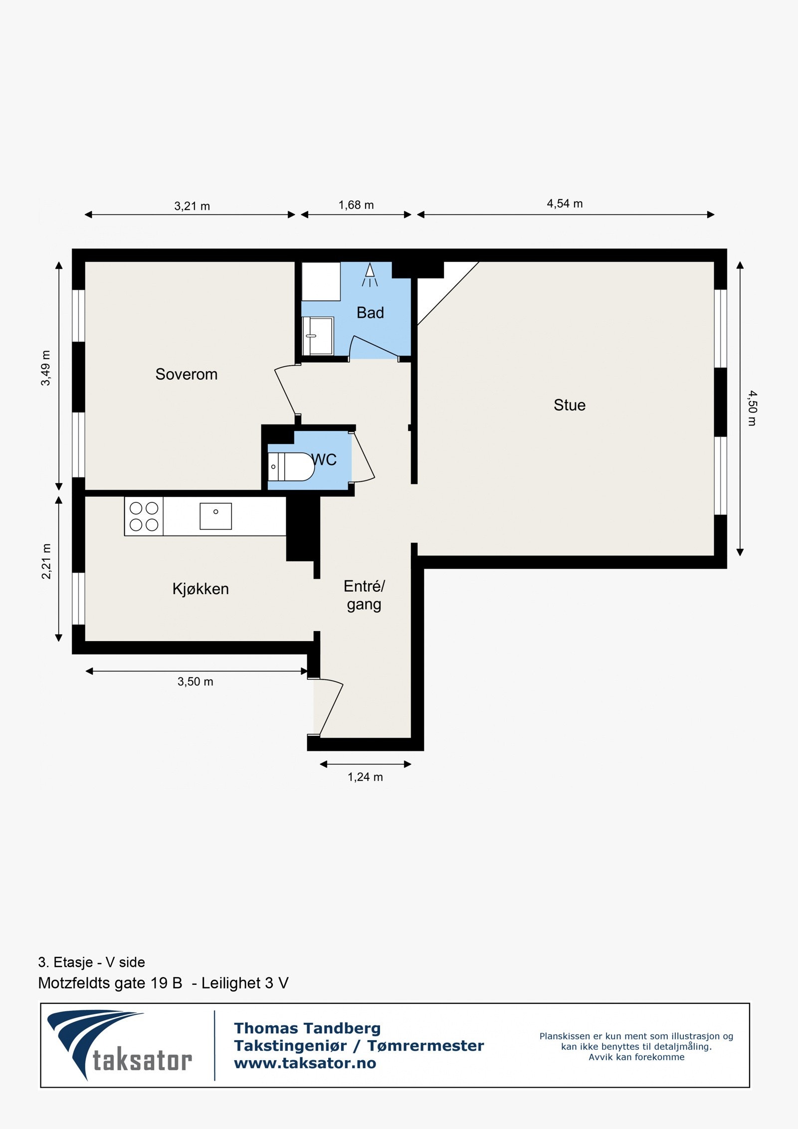 Planskisse H0301 Galleribilde