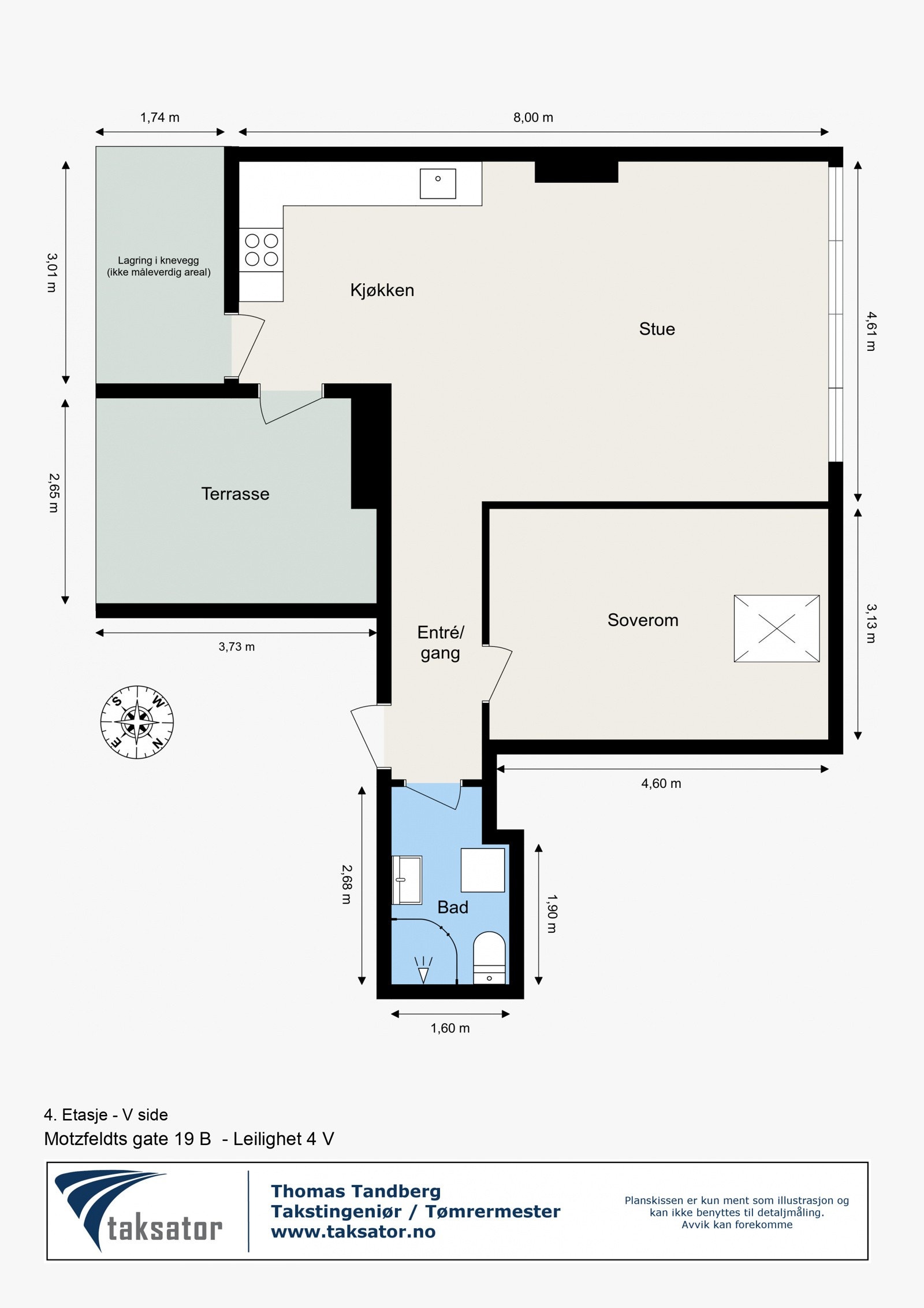 Planskisse H0401 Galleribilde