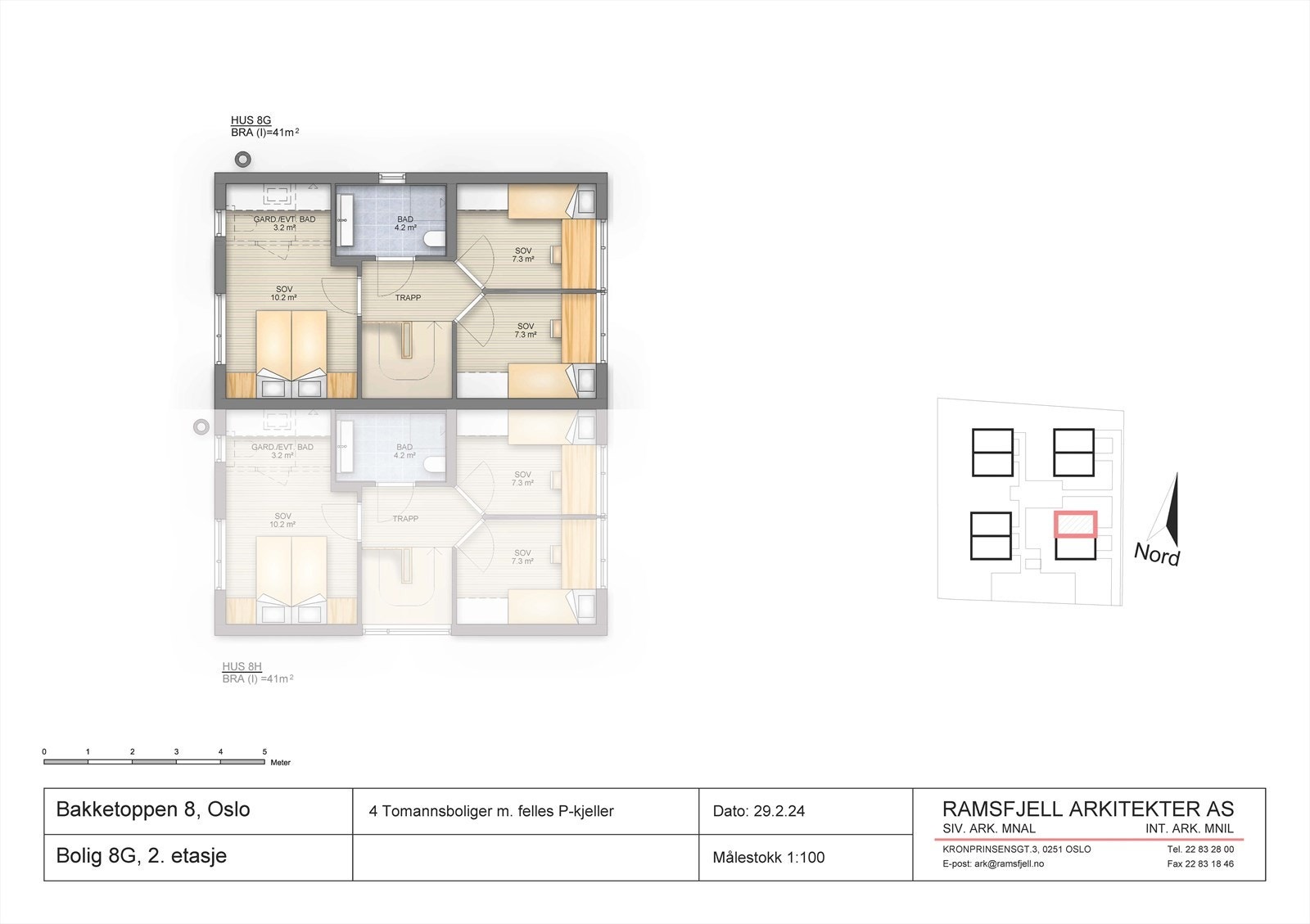 Plantegning plan 2 Galleribilde