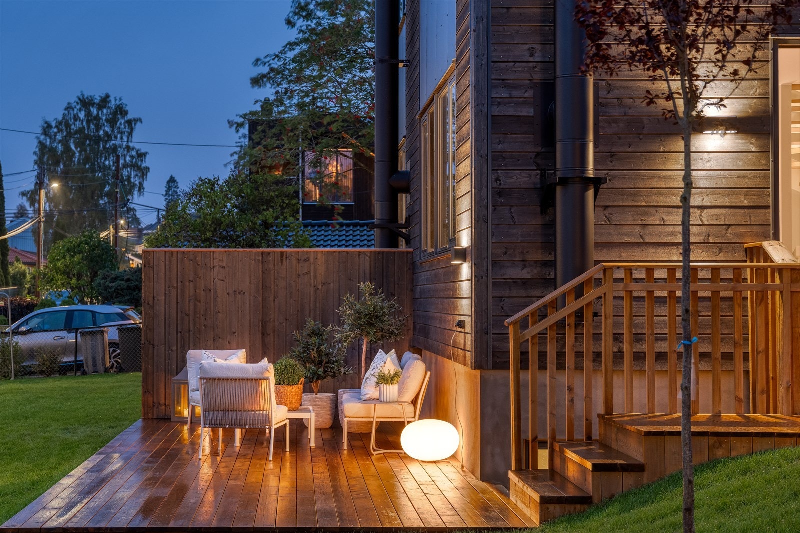 Fantastisk og koselig uteplass Galleribilde